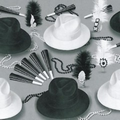 Black & White Party Kit for 50